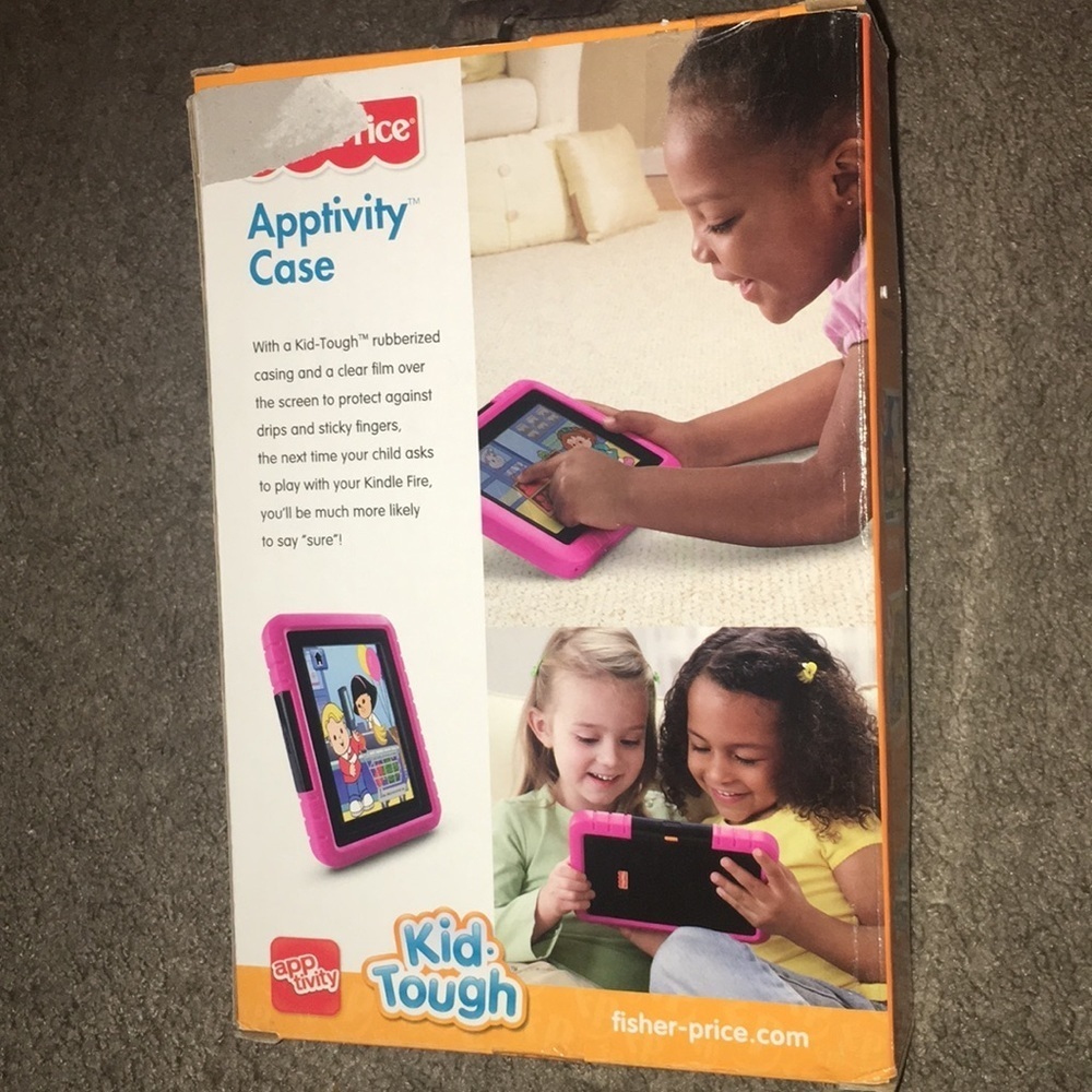 NIOB Fisher Price Pink Apptivity Case Kindle Fire - Picture 2 of 2